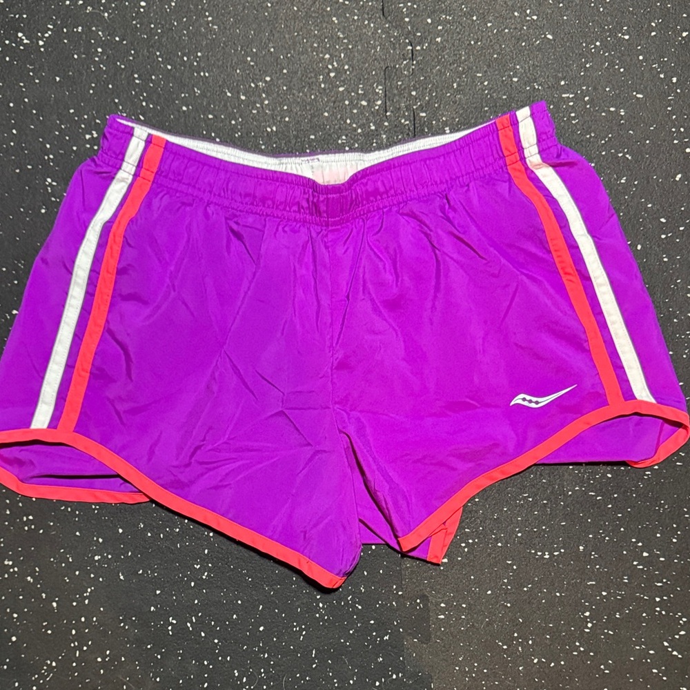Saucony Women's Vibrant Purple Athletic Shorts
